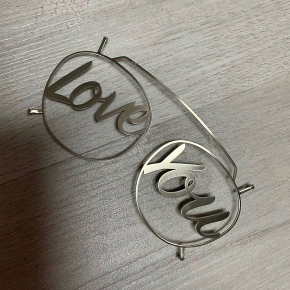 Alice + Olivia Walker “Love You” Sunglasses. main image 7